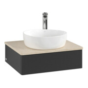 V&B Meuble sous lavabo avec structure de façade Antao 60x19x50cm, HL, WBP botti., bleu m Lac