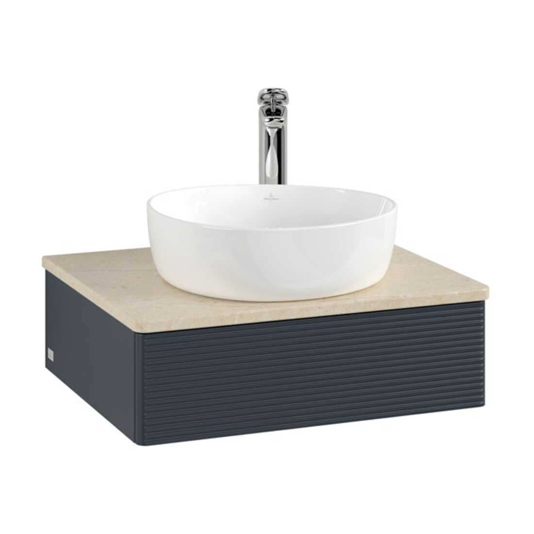 V&B Meuble sous lavabo avec structure de façade Antao 60x19x50cm, HL, WBP botti., md bl. m Lac