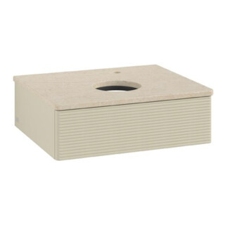 V&B Meuble sous-lavabo avec structure de façade Antao 60x19x50cm, HL, WBP botti., si Gr m Lac