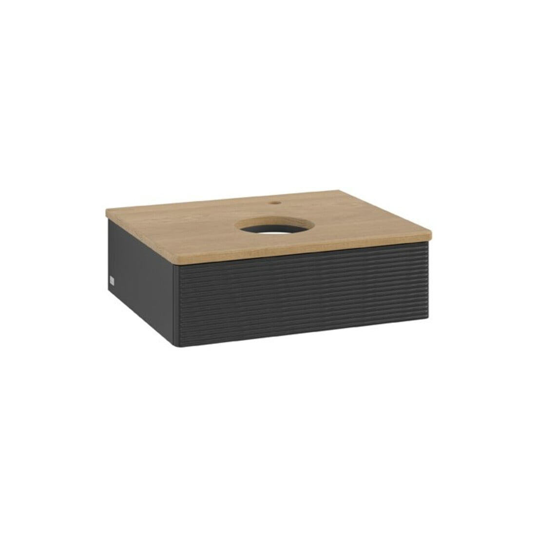 V&B Meuble sous lavabo avec structure de façade Antao 60x19x50cm, HL, WBP hon. Oa, bleu m Lac