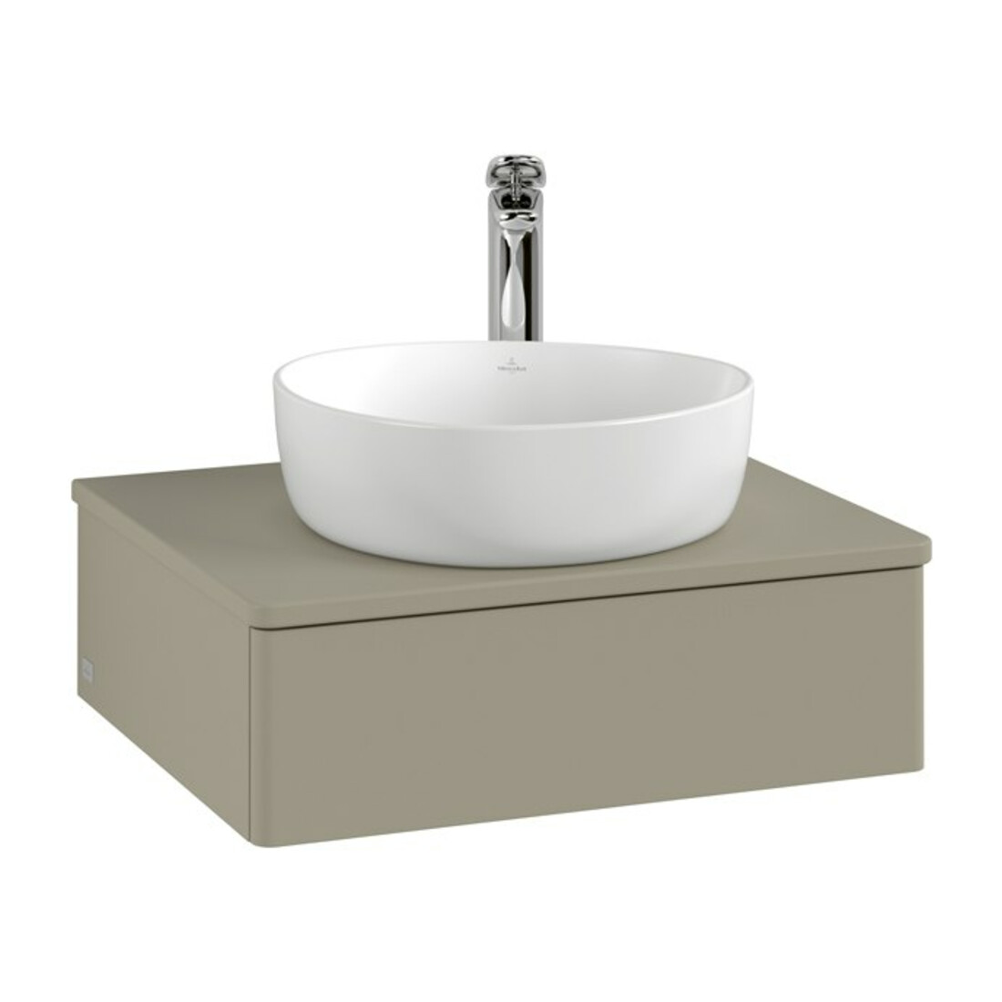 V&B Meuble sous lavabo avec structure de façade Antao 60x19x50cm, HL, WBP Lac, Anthrac. m Lac