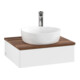 V&B Meuble sous-lavabo avec structure de façade Antao 60x19x50cm, HL, WBP w. wal, bl. m Lac-3