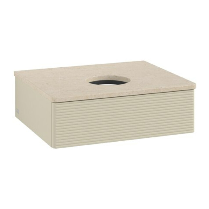 V&B Meuble sous lavabo avec structure de façade Antao 60x19x50cm, WBP botti., si Gr m Lac