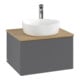 V&B Meuble sous lavabo avec structure de façade Antao 60x36x50 cm, HL, WBP hon. Oa, A m Lac-4
