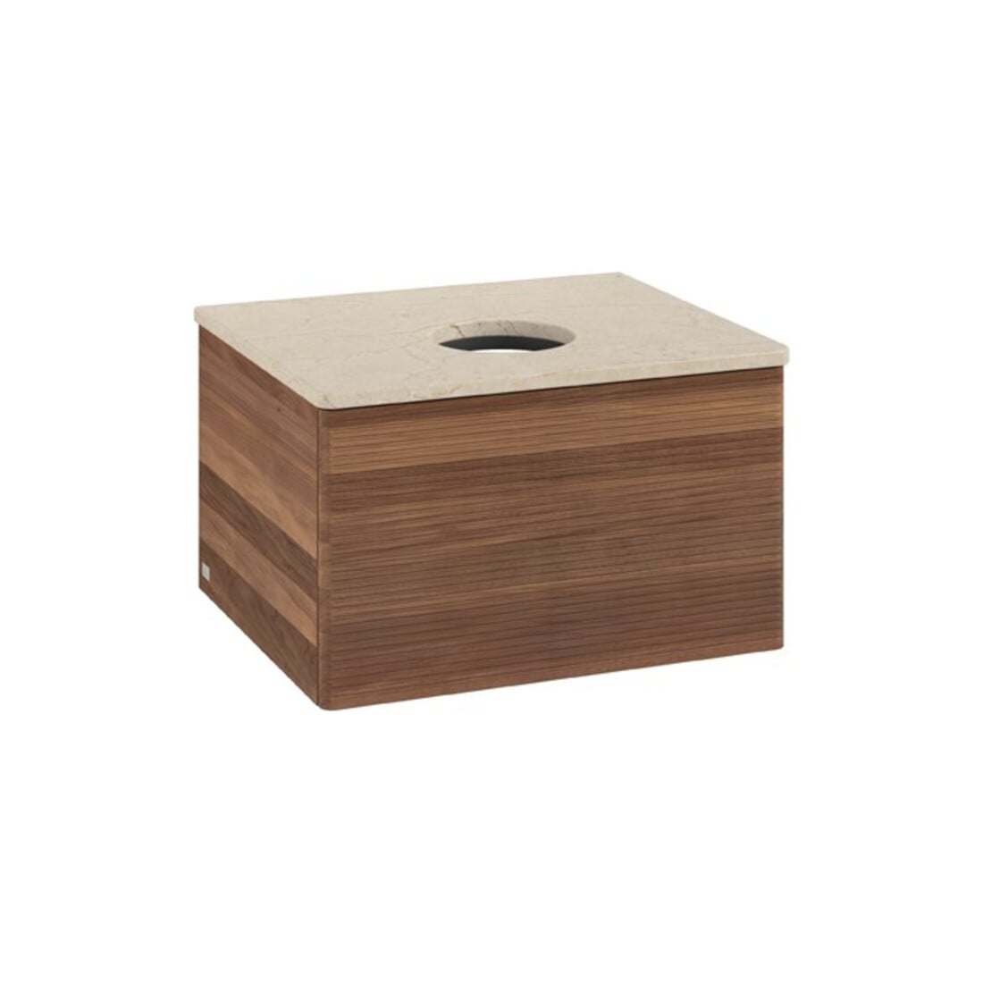 V&B Meuble sous lavabo avec structure de façade Antao 60x36x50cm, couleur WBP botti., noyer w.