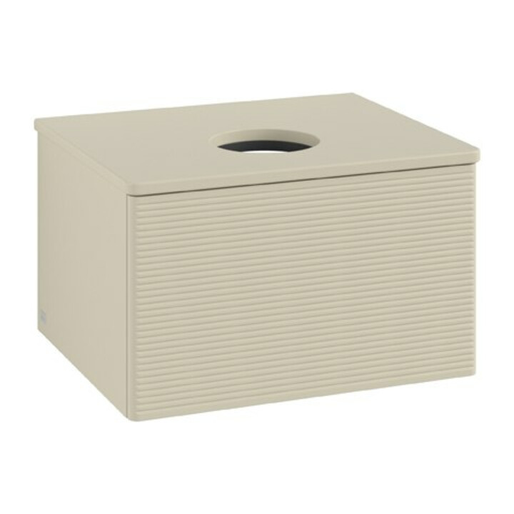 V&B Meuble sous-lavabo avec structure de façade Antao 60x36x50cm, couleur WBP Lac, si Gr m Lac