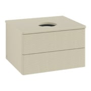 V&B Meuble sous-lavabo avec structure de façade Antao 60x36x50cm, couleur WBP Lac, si Gr m Lac