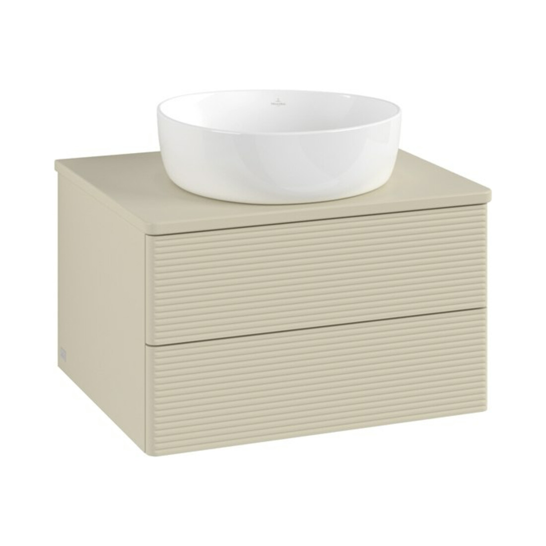 V&B Meuble sous-lavabo avec structure de façade Antao 60x36x50cm, couleur WBP Lac, si Gr m Lac