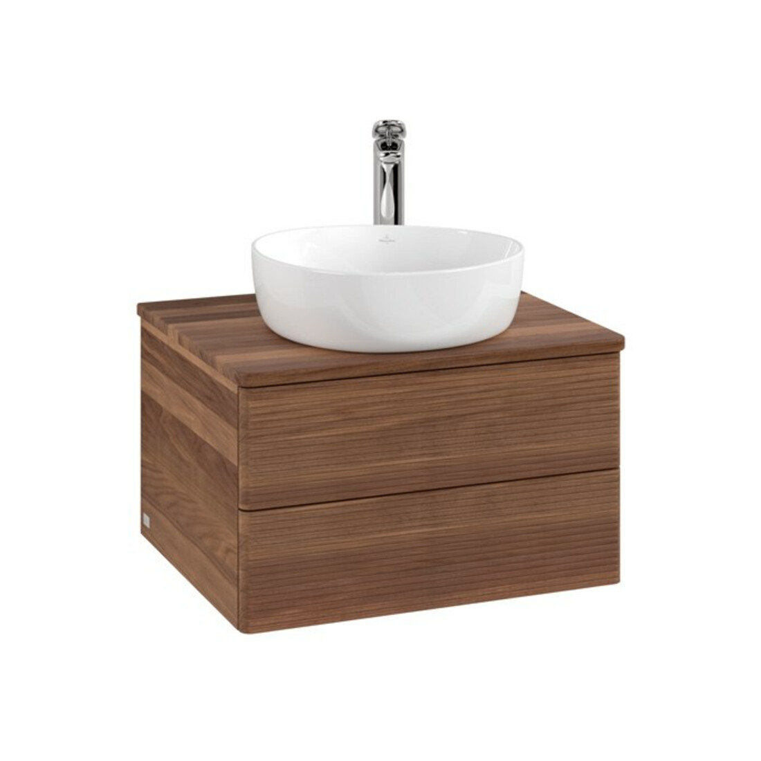 V&B Meuble sous lavabo avec structure de façade Antao 60x36x50cm, HL, couleur WBP blanc wal, blanc wal