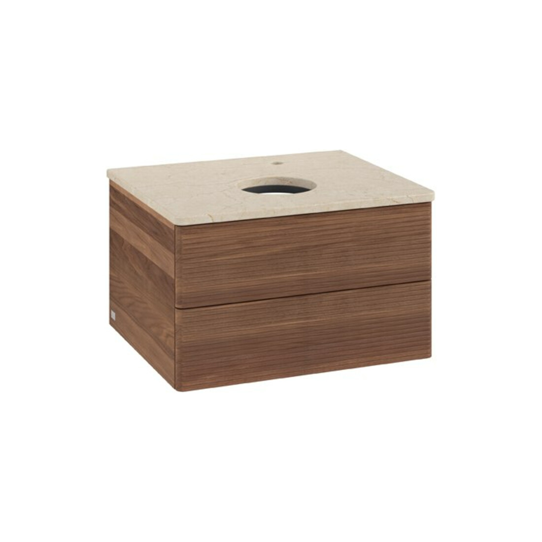 V&B Meuble sous lavabo avec structure de façade Antao 60x36x50cm, HL, couleur WBP botti., blanc wal