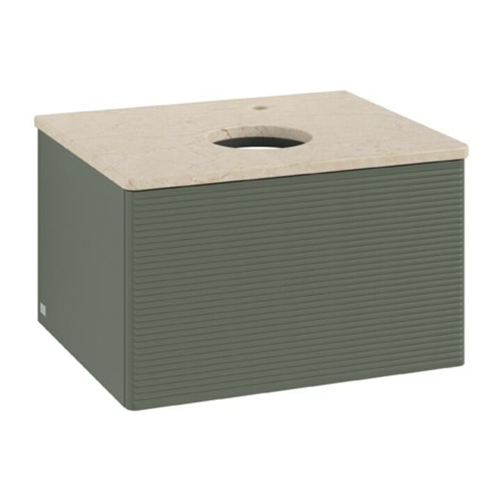 V&B Meuble sous-lavabo avec structure de façade Antao 60x36x50cm, HL, WBP botti., le g. m Lac
