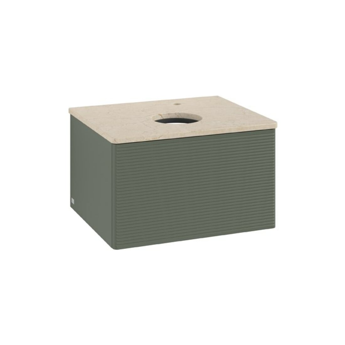 V&B Meuble sous-lavabo avec structure de façade Antao 60x36x50cm, HL, WBP botti., le g. m Lac