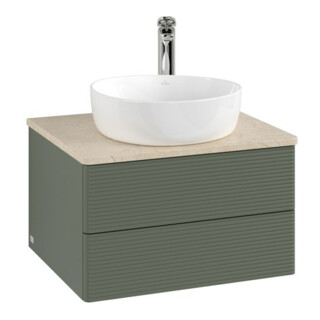 V&B Meuble sous-lavabo avec structure de façade Antao 60x36x50cm, HL, WBP botti., le g. m Lac