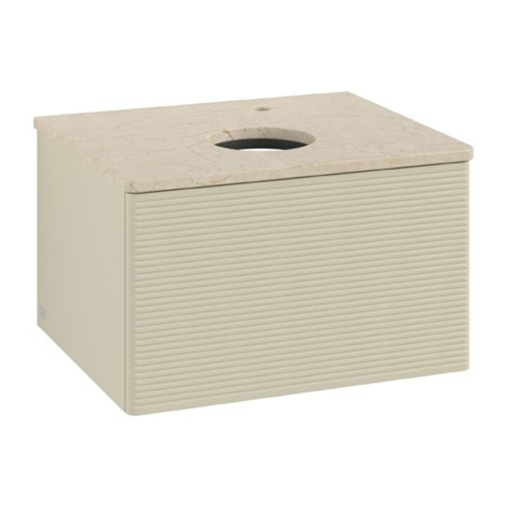 V&B Meuble sous lavabo avec structure de façade Antao 60x36x50cm, HL, WBP botti., si Gr m Lac