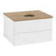 V&B Meuble sous lavabo avec structure de façade Antao 60x36x50cm, HL, WBP hon. Oa, blanc avec laque-1