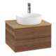 V&B Meuble sous lavabo avec structure de façade Antao 60x36x50cm, HL, WBP hon. Oa, blanc wal-1