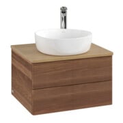 V&B Meuble sous lavabo avec structure de façade Antao 60x36x50cm, HL, WBP hon. Oa, blanc wal
