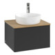 V&B Meuble sous lavabo avec structure de façade Antao 60x36x50cm, HL, WBP hon. Oa, bleu mat Lac-1