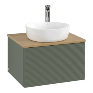 V&B Meuble sous lavabo avec structure de façade Antao 60x36x50cm, HL, WBP hon. Oa, le g. m Lac