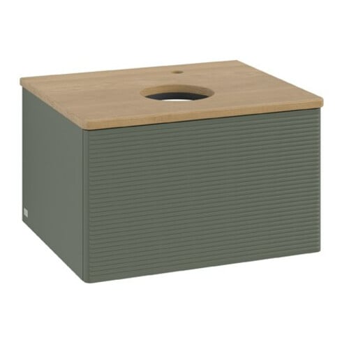 V&B Meuble sous lavabo avec structure de façade Antao 60x36x50cm, HL, WBP hon. Oa, le g. m Lac