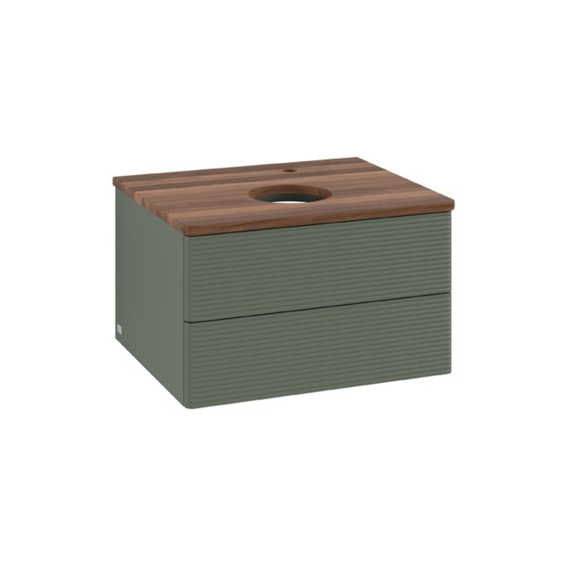 V&B Meuble sous lavabo avec structure de façade Antao 60x36x50cm, HL, WBP w wa, lea gre. m Lac