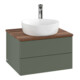 V&B Meuble sous lavabo avec structure de façade Antao 60x36x50cm, HL, WBP w wa, lea gre. m Lac-3
