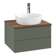 V&B Meuble sous lavabo avec structure de façade Antao 60x36x50cm, HL, WBP w wa, lea gre. m Lac-4
