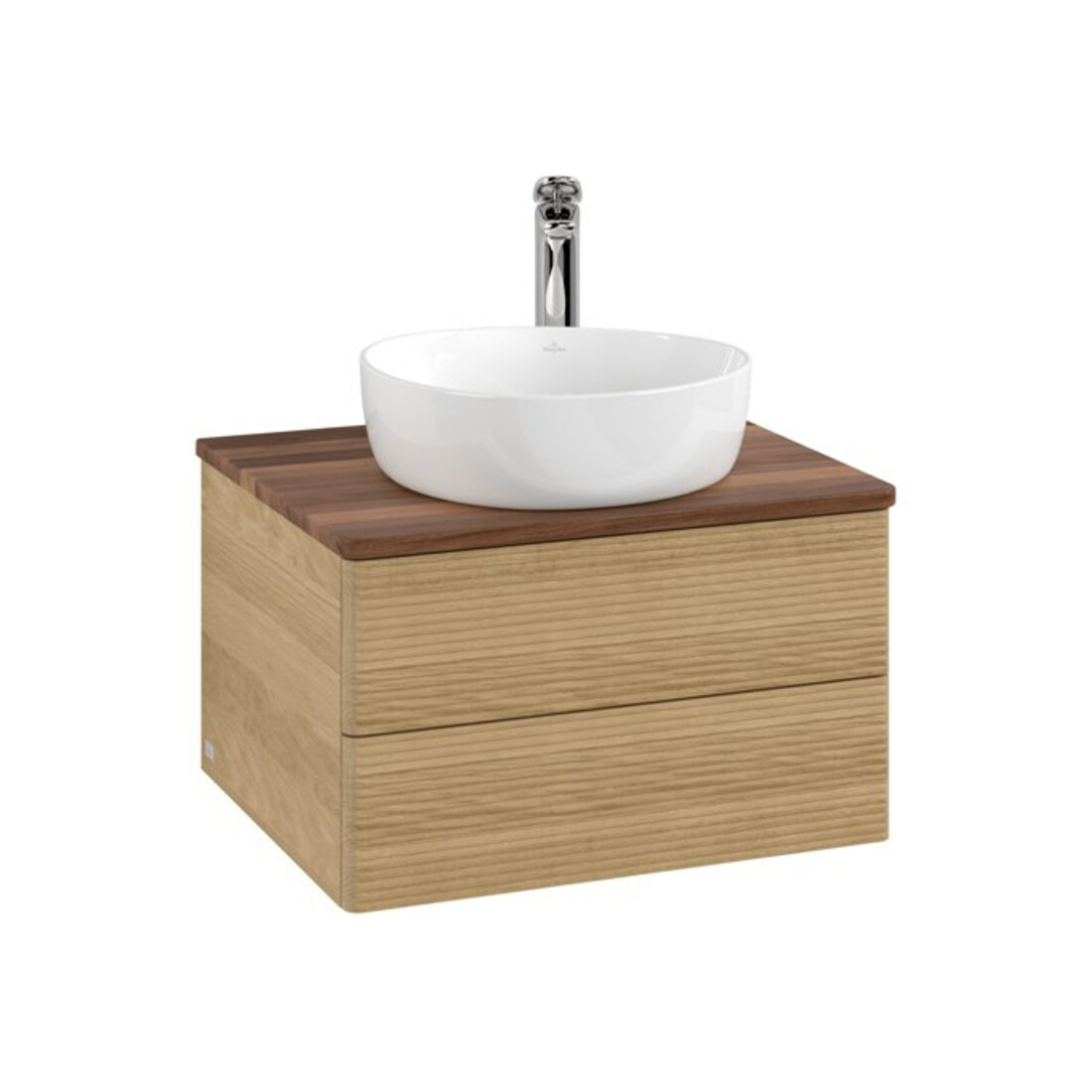 V&B Meuble sous lavabo avec structure de façade Antao 60x36x50cm, HL, WBP w. wal, hon. Oa