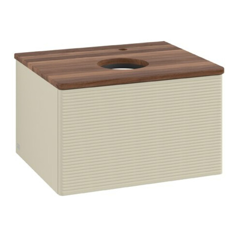V&B Meuble sous-lavabo avec structure de façade Antao 60x36x50cm, HL, WBP w. wal, si Gr m Lac