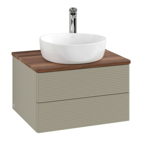 V&B Meuble sous lavabo avec structure de façade Antao 60x36x50cm, HL, WBP w. wal, st. Gr m Lac