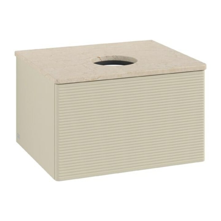 V&B Meuble sous-lavabo avec structure de façade Antao 60x36x50cm, WBP botti., si Gr m Lac