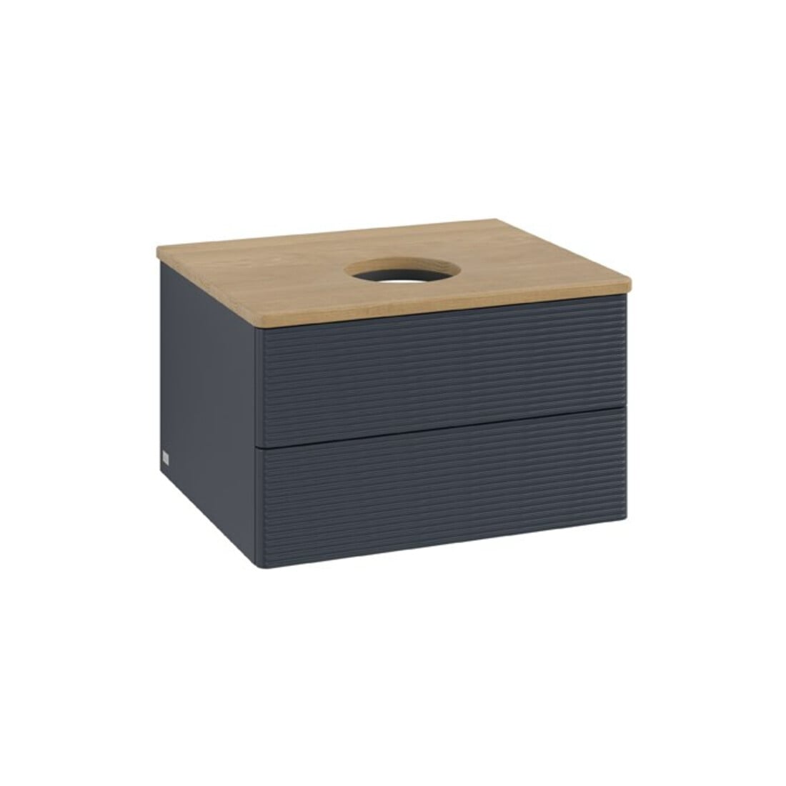 V&B Meuble sous lavabo avec structure de façade Antao 60x36x50cm, WBP chêne hon. Oa, md bl. m Lac