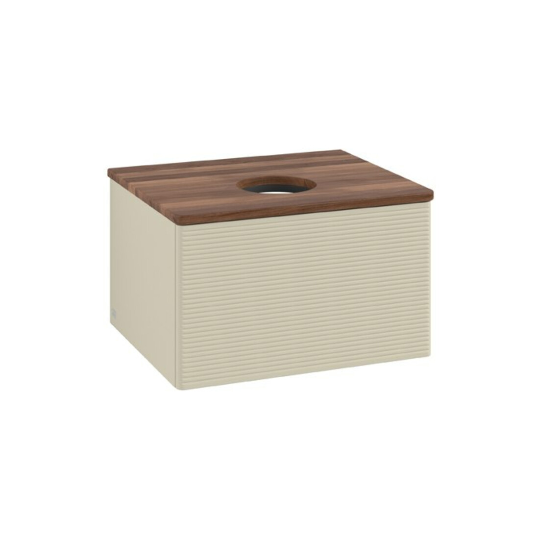 V&B Meuble sous lavabo avec structure de façade Antao 60x36x50cm, WBP w. wal, si Gr m Lac