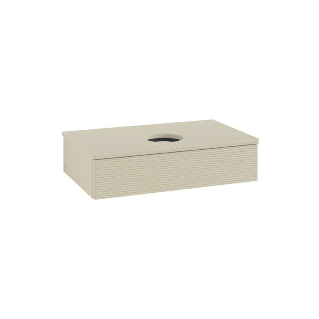 V&B Meuble sous-lavabo avec structure de façade Antao 80x19x50cm, couleur WBP Lac, si Gr m Lac