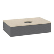 V&B Meuble sous-lavabo avec structure de façade Antao 80x19x50cm, HL, WBP botti., A m Lac-3