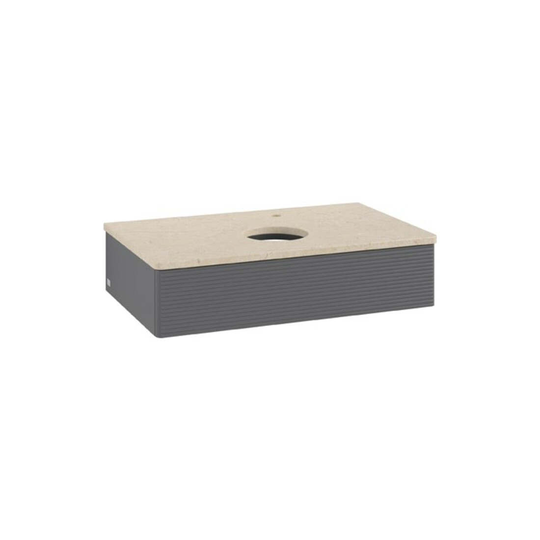 V&B Meuble sous-lavabo avec structure de façade Antao 80x19x50cm, HL, WBP botti., A m Lac