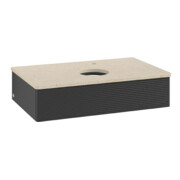 V&B Meuble sous lavabo avec structure de façade Antao 80x19x50cm, HL, WBP botti., bleu m Lac