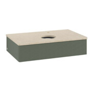 V&B Meuble sous-lavabo avec structure de façade Antao 80x19x50cm, HL, WBP botti., le g. m Lac