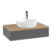 V&B Meuble sous-lavabo avec structure de façade Antao 80x19x50cm, HL, WBP hon. Oa, A m Lac
