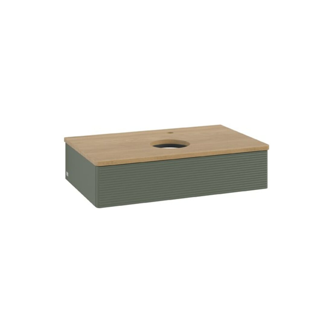 V&B Meuble sous lavabo avec structure de façade Antao 80x19x50cm, HL, WBP hon. Oa, le g. m Lac