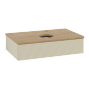 V&B Meuble sous lavabo avec structure de façade Antao 80x19x50cm, HL, WBP hon. Oa, si Gr m Lac