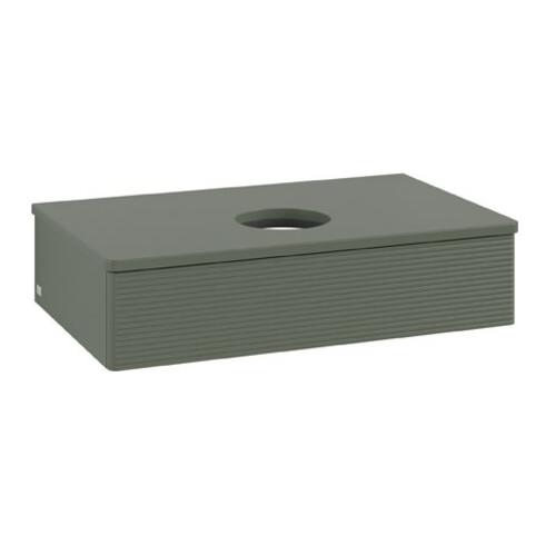 V&B Meuble sous lavabo avec structure de façade Antao 80x19x50cm, WBP Lac, lea gre. m Lac