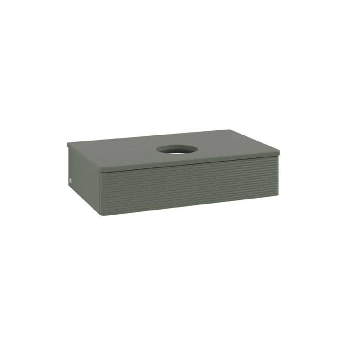 V&B Meuble sous lavabo avec structure de façade Antao 80x19x50cm, WBP Lac, lea gre. m Lac