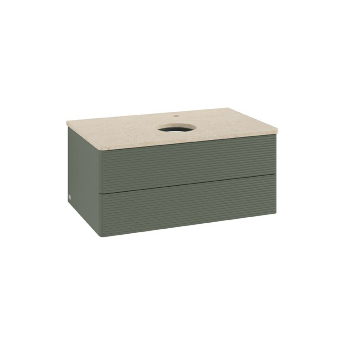 V&B Meuble sous lavabo avec structure de façade Antao 80x36x50 cm, HL, WBP botti., le g. m Lac