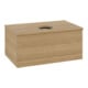 V&B Meuble sous lavabo avec structure de façade Antao 80x36x50cm, couleur WBP chêne miel Oa, honey oak-1