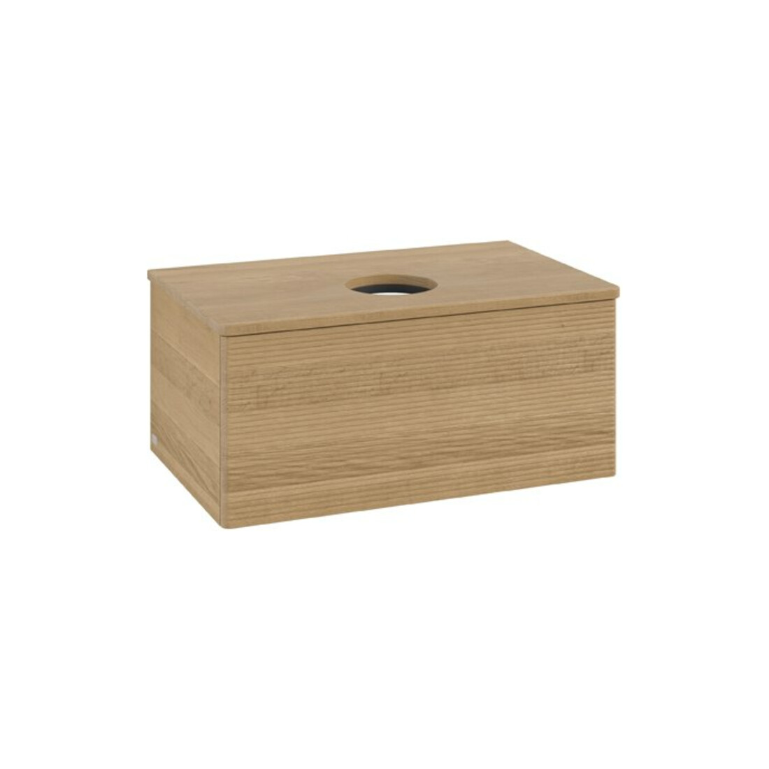 V&B Meuble sous lavabo avec structure de façade Antao 80x36x50cm, couleur WBP chêne miel Oa, honey oak