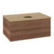 V&B Meuble sous-lavabo avec structure de façade Antao 80x36x50cm, couleur WBP hon. Oa, w. noyer-1