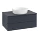 V&B Meuble sous lavabo avec structure de façade Antao 80x36x50cm, couleur WBP Lac, md bl. m Lac-1