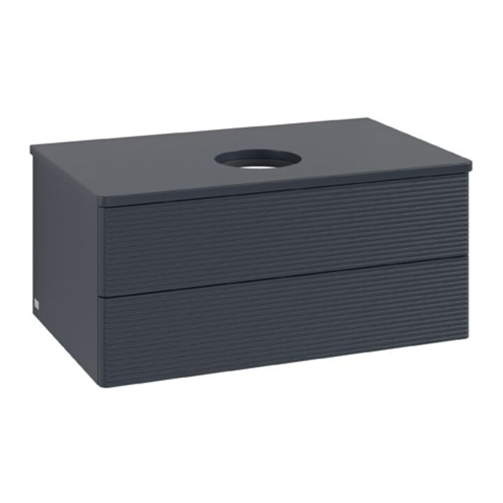 V&B Meuble sous lavabo avec structure de façade Antao 80x36x50cm, couleur WBP Lac, md bl. m Lac