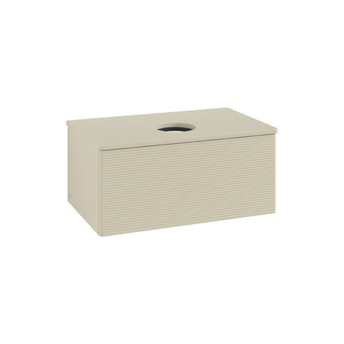 V&B Meuble sous-lavabo avec structure de façade Antao 80x36x50cm, couleur WBP Lac, si Gr m Lac